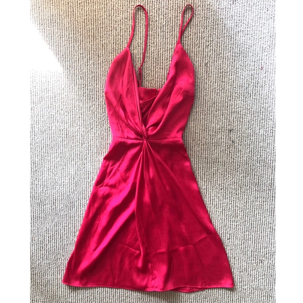 Express Hot Pink Cocktail Dress